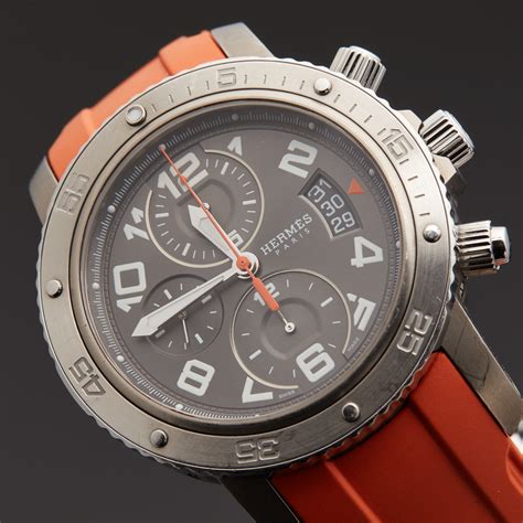 hermes clipper chronograph watch|Altro.